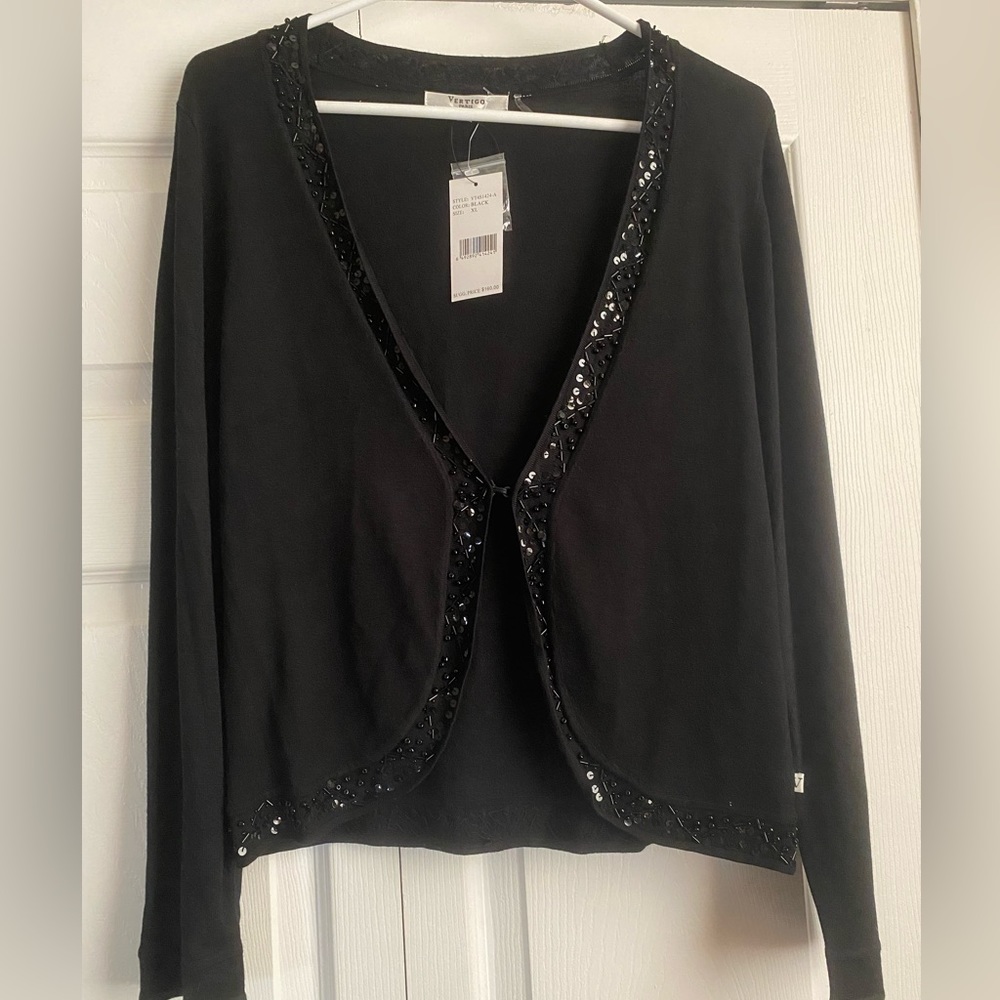 NEW Black Vertigo Sweater